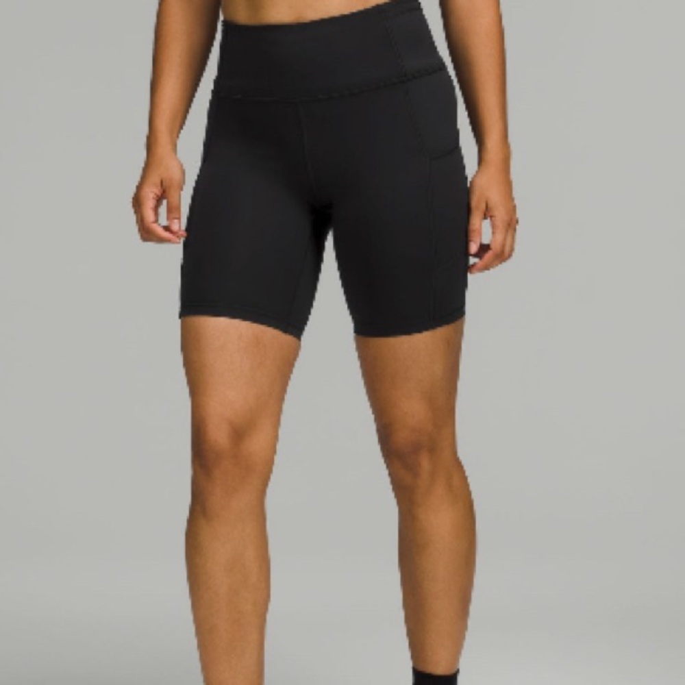 Lululemon Fast and Free high rise shorts 8”
